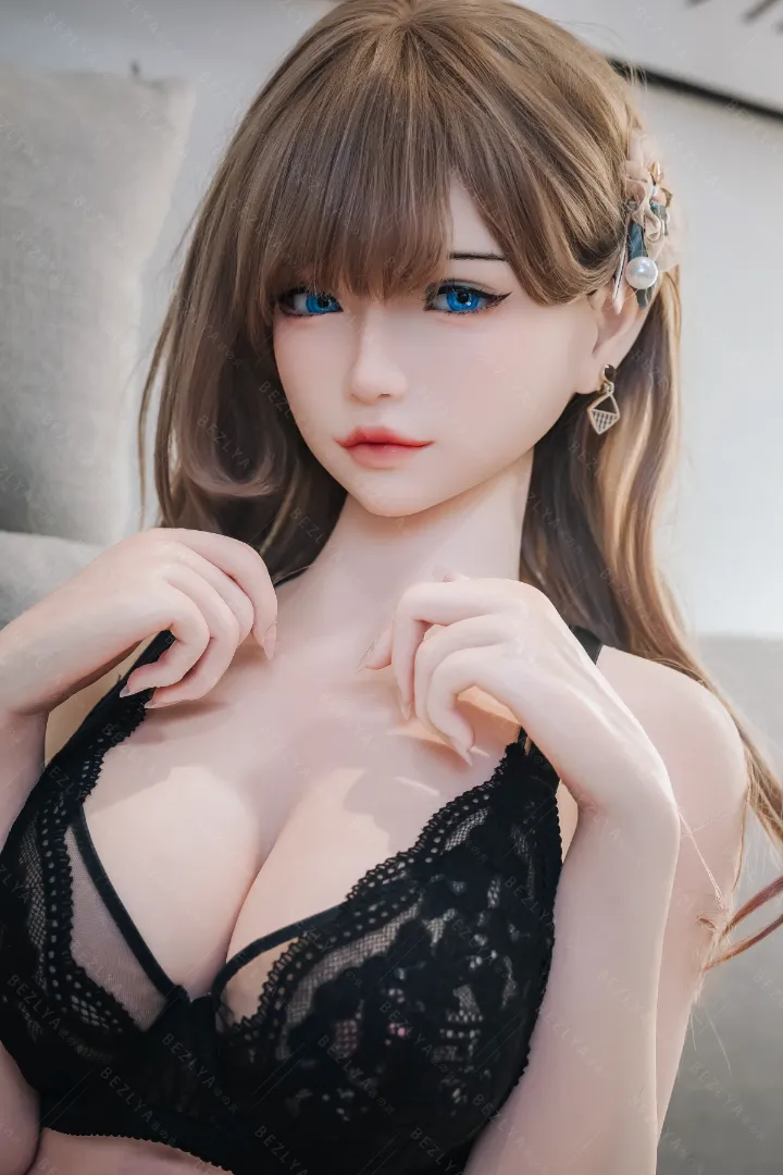 155cm (5ft1) Eカップ 軽量 シリコン ラブドール, 可動式顎 ヘッド Mandragora